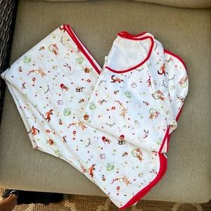 LAKE Christmas Pajama Set, Size XS